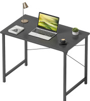 CubiCubi Computer Desk 32" Home Office Laptop Desk Study Writing Table, Modern Simple Style, Black