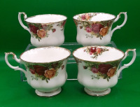 Vintage Royal Albert Old Country Roses Teacups