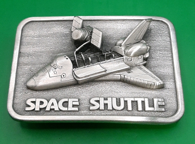 Vintage Space Shuttle Belt Buckle