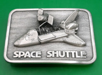 Vintage Space Shuttle Belt Buckle