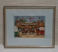 Vintage Calgary Stampede Needle Point