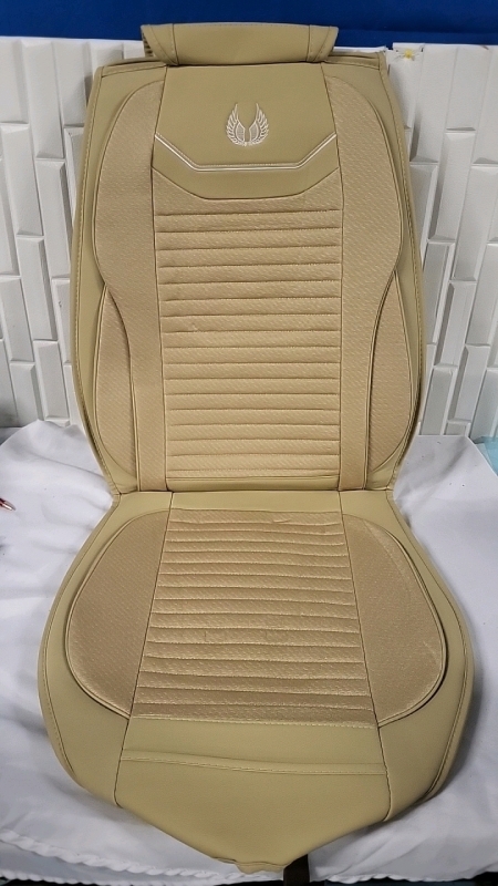 New Oasis Auto Leather & Cloth Seat Covers - Full Set