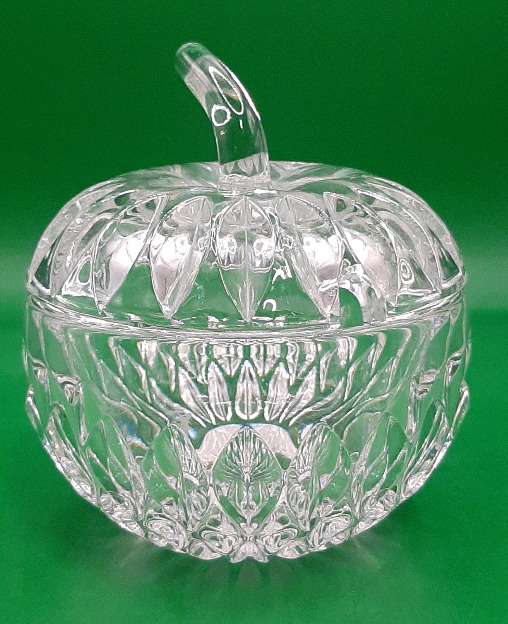 Vintage Cut Glass Apple Sauce Server