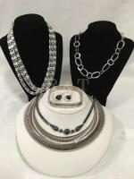 Fashion Silver Necklaces Bracelet