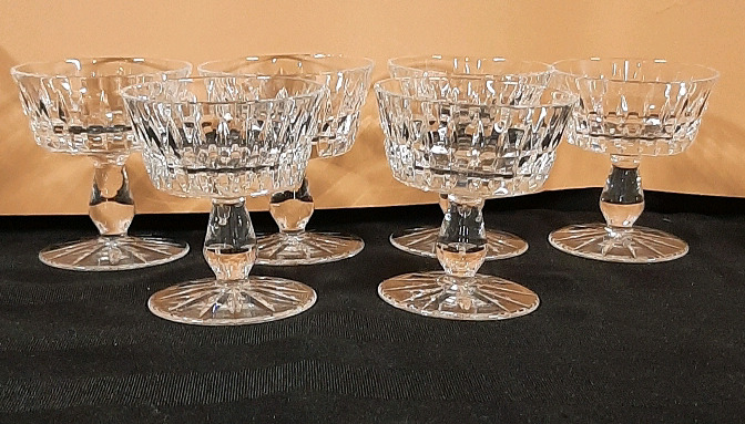 Vintage Small Champagne or Sherry Glasses