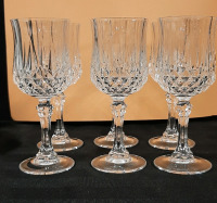 Vintage Cristol D'Arques Longchamp Stemware