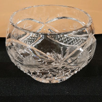 Vintage Cut Glass Votive Holder