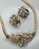 Afred Philippe Crown Trifari Necklace and Earrings Set