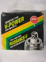 4 New NGK V Power Spark Plugs - BPR6EY