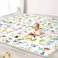 New Babebay Reversible Baby Play Mat ZMYPXD Unfolded size: 79x71x0.6 inches