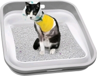 Maohegou Collapsible Litter Box for Senior / Disabled Cats