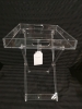 New Designstyles Acrylic Modern Chic Folding Tray Table - 3