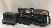 3Polaroid Cameras OneStep & Impulse