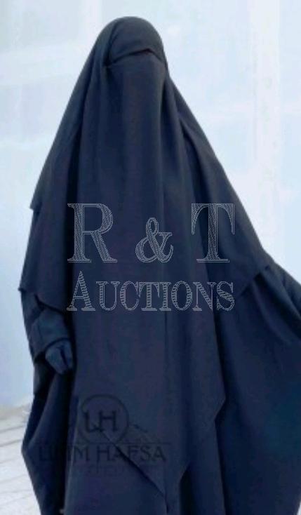 New Khimar Triangles 2 by Umm Hafsa - Black