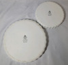 Royal Worcester Quiche Oven to Table Ware Plates . 10.5" & 7.5" diameter . No chips/cracks - 4