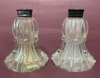 Set of 6 Bohemiam Glass Vintage salt and pepper shakers from Czechoslovakia - 3