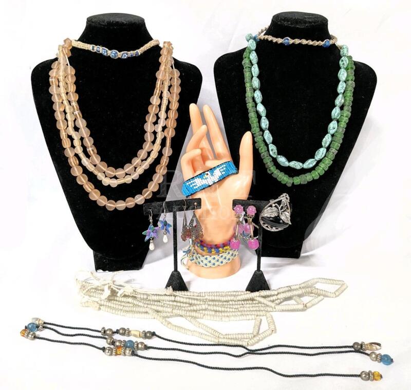 Strands of Beads, Beaded Necklaces, Woven Bracelets & More!