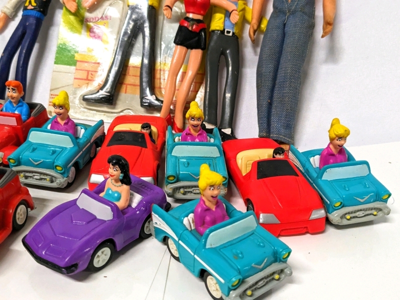 Vintage ARCHIE Kids Meal Toys, Bendable Figurines, View-Master Reel ...