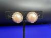 NINA RICCI Signed Retro Floral-Shaped Clip-On Earrings. - 4