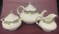 Royal Doulton Vintage FONTAINEBLEAU Teapot and Milk pour and Sugar Bowl with lid