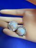 NINA RICCI Signed Retro Floral-Shaped Clip-On Earrings. - 6