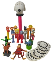 Vintage Push-Puppets, View-Master Reels & Vintage to Newer PEZ Dispensers