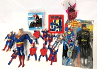 Vintage to Newer Superman and Batman (+ Super Powers Mock-Batman)