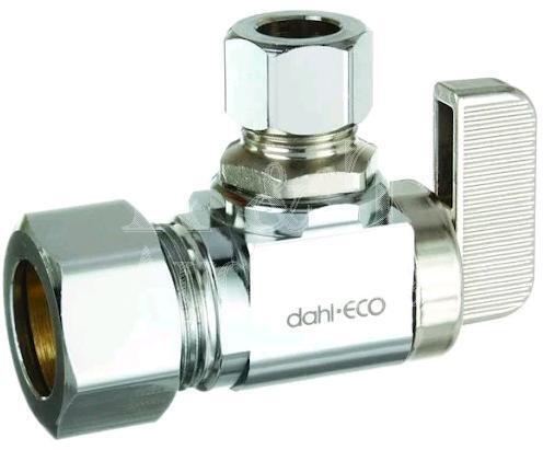 Dahl Mini-Ball 90&deg; Angle Valve 5/8"&times;3/8" , Part # 611-33-31-Bag - New