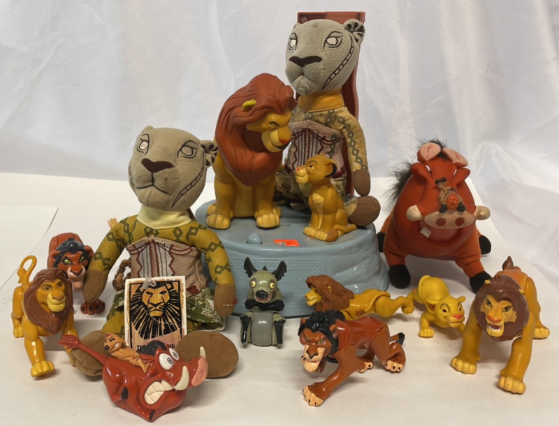 Vintage to Newer Disney The Lion King Toys