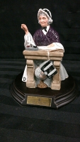 Vintage Royal Doulton Schoolmarm Figurine 8 inches tall with base