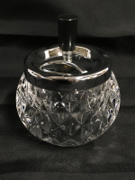 Vintage Spin Top Glass Ashtray