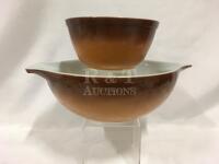Pyrex Old Orchard Brown Bowls