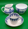 Vintage Creamer Sugar Bowl and Demitasse Cup and Saucer