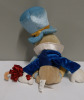 Vintage Jiminy Cricket Figure Jiminy Cricket Plushie and a Snow Globe. - 3