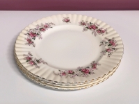 4 Royal Albert Plates - Lavender Rose Pattern