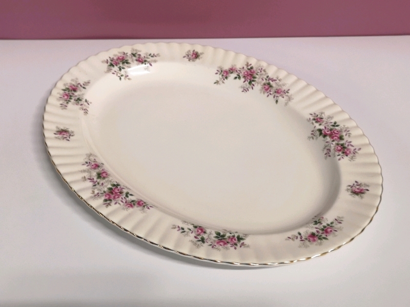 Vintage Royal Albert Oval Platter - Lavender Rose Pattern