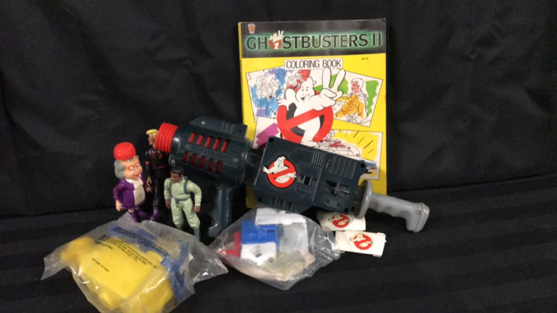 Ghost Busters Toys & Coloring Book