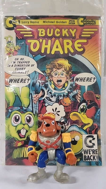 Bucky O'Hara Comic Book - Issue Number 1 + Action figure.