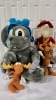 Dudley Do Right + Rocky & Bullwinkle Plush Dolls