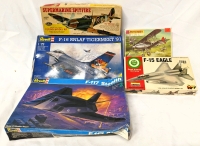 Vintage Model Plane Kits: Spitfire, Matchbox & Revell