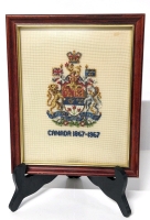 Incredible Vintage Handmade Stitch Art by Local Niagara Artist : Canada's Centennial