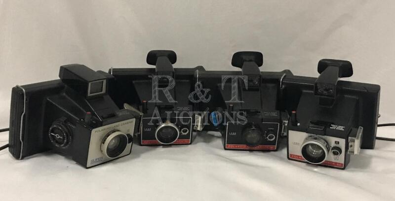 Lot of 4 Polaroid Land Cameras