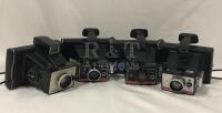 Lot of 4 Polaroid Land Cameras