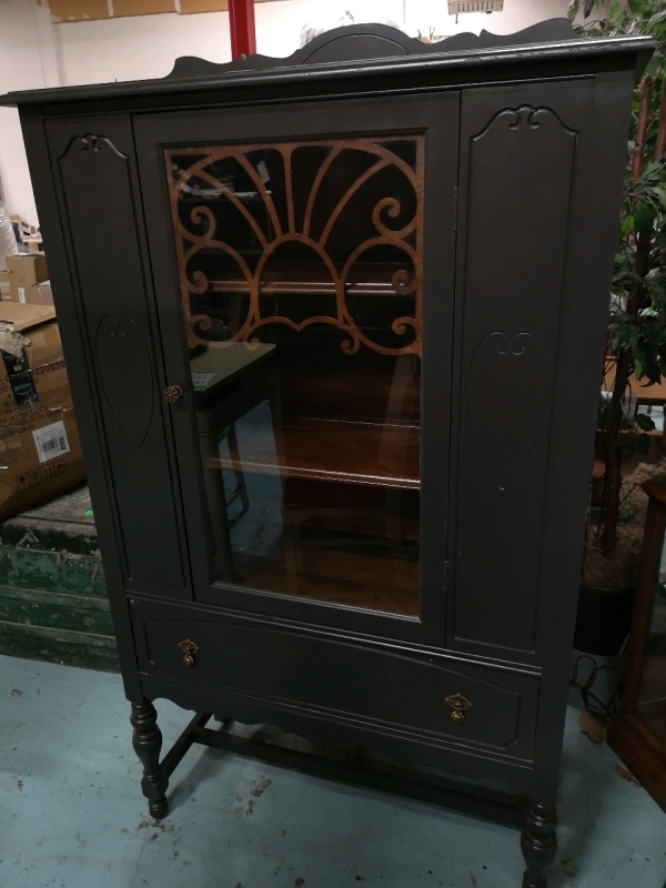 Vintage Wooden China Cabinet