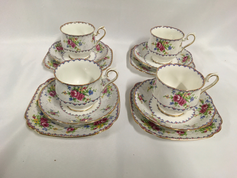 Royal Albert Petit Point 4 Trios