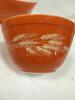 Pyrex Autumn Harvest Wheat Bowls - 3