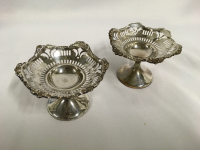 English Sterling Silver Bonbon Dishes