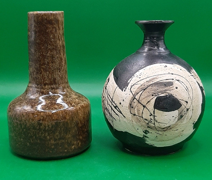 Vintage MCM Studio Pottery Vases