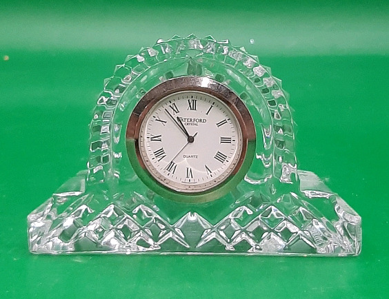 Vintage Waterford Crystal Desk Clock