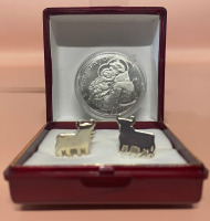 San Antonio Cufflinks and Token